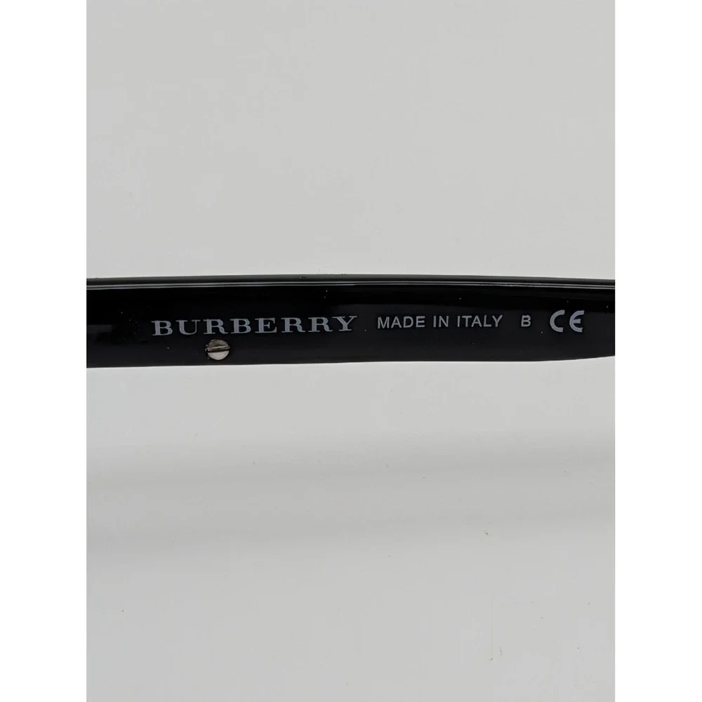 Burberry B 2077 Black Rectangular Eyeglasses Frames Italy 52-16-140